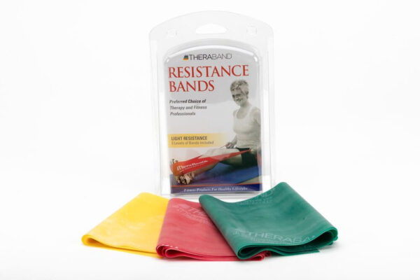 6899cd8f021ce5b0e472fd52933546b35b3fda5167e4d8d4ad208.jpg THERABAND Resistance Bands Set, Professional Elastic Band For Upper & Lower Body Exercise, Strength Training without Weights, Physical Therapy, Pilates, Rehab, Yellow & Red & Green, Beginner