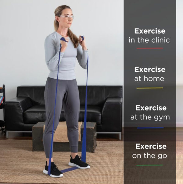 6899cd9281f9e686f58e8c5ff0db6d3f06949ce5476a58d8e596c.jpg THERABAND Resistance Bands Set, Professional Elastic Band For Upper & Lower Body Exercise, Strength Training without Weights, Physical Therapy, Pilates, Rehab, Yellow & Red & Green, Beginner