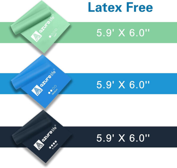 6899cdf0b944a5d2c803a23f6ff26773f692029125decba62d9f8.jpg Resistance Bands,Professional Long Non-Latex Elastic Stretch Bands,Exercise Bands for Physical Therapy, Yoga, Pilates, Rehab, at-Home or The Gym Workouts, Strength Training