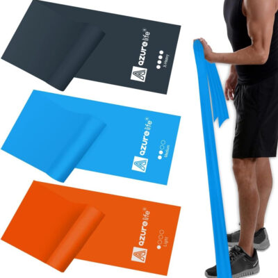 6899cdf54bf951e4baeb169831c320ecf0729a2a5039a3c9f17fb.jpg Resistance Bands,Professional Long Non-Latex Elastic Stretch Bands,Exercise Bands for Physical Therapy, Yoga, Pilates, Rehab, at-Home or The Gym Workouts, Strength Training