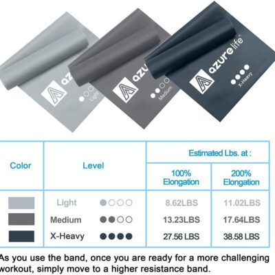 6899ce0aa2e2383be41500cd57843de18fc511d85922069b96003.jpg Resistance Bands,Professional Long Non-Latex Elastic Stretch Bands,Exercise Bands for Physical Therapy, Yoga, Pilates, Rehab, at-Home or The Gym Workouts, Strength Training