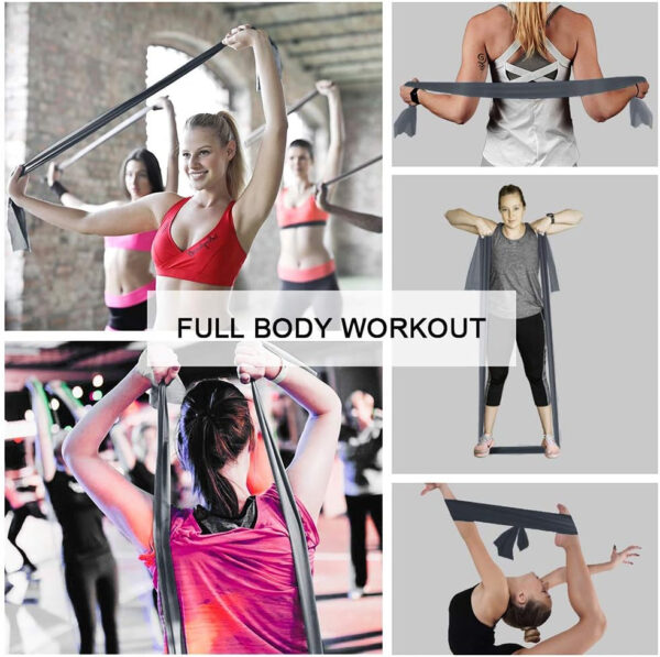 6899ce0b4fef82d812eef856197d52459ca24f4e6dbd614ffcc85.jpg Resistance Bands,Professional Long Non-Latex Elastic Stretch Bands,Exercise Bands for Physical Therapy, Yoga, Pilates, Rehab, at-Home or The Gym Workouts, Strength Training
