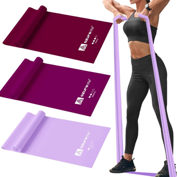 6899ce0bedf4e78fafa6d5b568a0e017356422d3d16403d2e6b50.jpg Resistance Bands,Professional Long Non-Latex Elastic Stretch Bands,Exercise Bands for Physical Therapy, Yoga, Pilates, Rehab, at-Home or The Gym Workouts, Strength Training