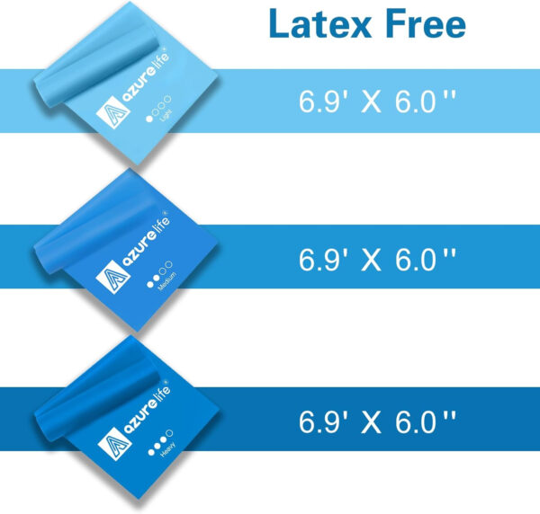 6899ce19486f6452f2377ae791b0c8da5152e9a107f9f5f885269.jpg Resistance Bands,Professional Long Non-Latex Elastic Stretch Bands,Exercise Bands for Physical Therapy, Yoga, Pilates, Rehab, at-Home or The Gym Workouts, Strength Training