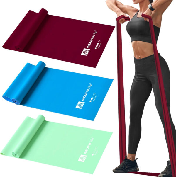 6899ce2067228537a58b3481fe123a4af1f7f6c57ef63d00a929e.jpg Resistance Bands,Professional Long Non-Latex Elastic Stretch Bands,Exercise Bands for Physical Therapy, Yoga, Pilates, Rehab, at-Home or The Gym Workouts, Strength Training