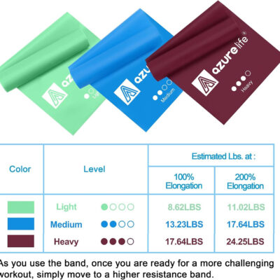 6899ce239832b171fa0d6e7cf2bce44b5a54dff9269a1eec5a6c2.jpg Resistance Bands,Professional Long Non-Latex Elastic Stretch Bands,Exercise Bands for Physical Therapy, Yoga, Pilates, Rehab, at-Home or The Gym Workouts, Strength Training