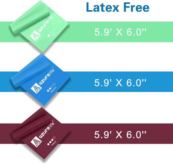 6899ce25d8508704e23bf11ba725141d97c8bdf4bd85c8730f21f.jpg Resistance Bands,Professional Long Non-Latex Elastic Stretch Bands,Exercise Bands for Physical Therapy, Yoga, Pilates, Rehab, at-Home or The Gym Workouts, Strength Training