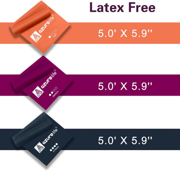 6899ce2904bca3949d069d90bb9962e3637cb1354026d2c12bc7a.jpg Resistance Bands,Professional Long Non-Latex Elastic Stretch Bands,Exercise Bands for Physical Therapy, Yoga, Pilates, Rehab, at-Home or The Gym Workouts, Strength Training