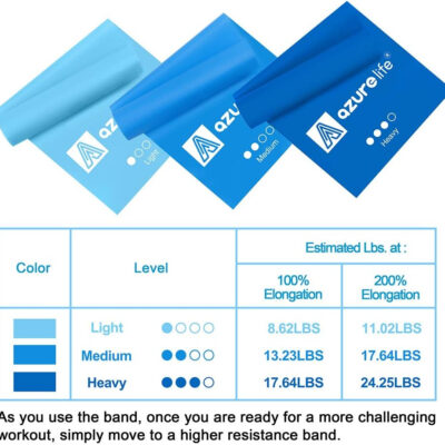 6899ce33183c1207a678e8d9901b04225675cdd68b603609f4038.jpg Resistance Bands,Professional Long Non-Latex Elastic Stretch Bands,Exercise Bands for Physical Therapy, Yoga, Pilates, Rehab, at-Home or The Gym Workouts, Strength Training