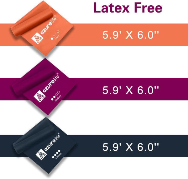 6899ce38be0158c4bb001656cbf4a672b0f68f1a2f2ca4493c539.jpg Resistance Bands,Professional Long Non-Latex Elastic Stretch Bands,Exercise Bands for Physical Therapy, Yoga, Pilates, Rehab, at-Home or The Gym Workouts, Strength Training