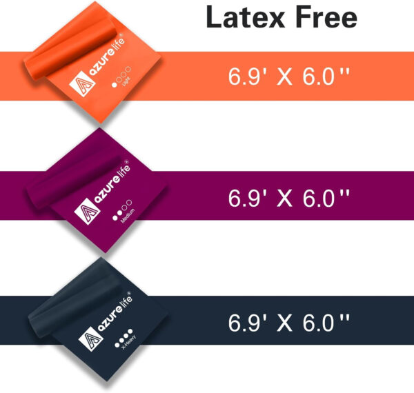 6899ce3ad3999eff4495f235d9aeede47af122c8cee37527789f1.jpg Resistance Bands,Professional Long Non-Latex Elastic Stretch Bands,Exercise Bands for Physical Therapy, Yoga, Pilates, Rehab, at-Home or The Gym Workouts, Strength Training