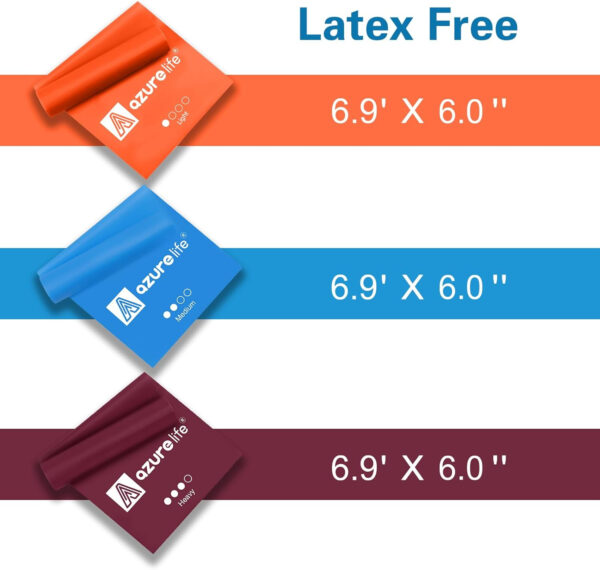 6899ce3e235cd20fa8bb2d41af3b16530597357dc062f2941179b.jpg Resistance Bands,Professional Long Non-Latex Elastic Stretch Bands,Exercise Bands for Physical Therapy, Yoga, Pilates, Rehab, at-Home or The Gym Workouts, Strength Training