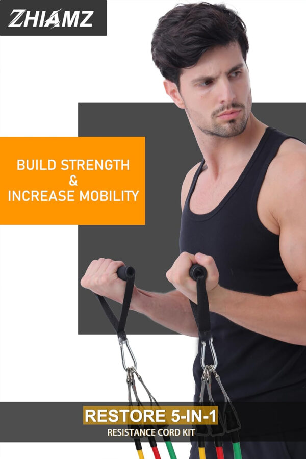 6899ce701ffb17b9536c466060ba1dbd5b87819467de1b06d06c6.jpg Resistance Bands with Handles, Single Resistance Bands, Exercise Bands with Handles, for Resistance Training, Physical Therapy, Home Workouts, Fitness, Pilates
