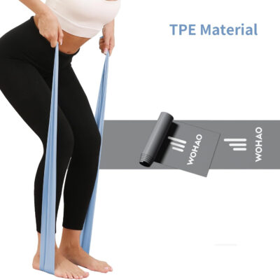 6899cf4cef1884e58bad1fbd2b5ff02029f7f26705fc9342b8e0a.jpg Resistance Band Set, Two Resistance Levels, Stretch Bands for Working Out Women or Men, Strength Training, Home Fitness, Toning, Stretching, Yoga, Pilates