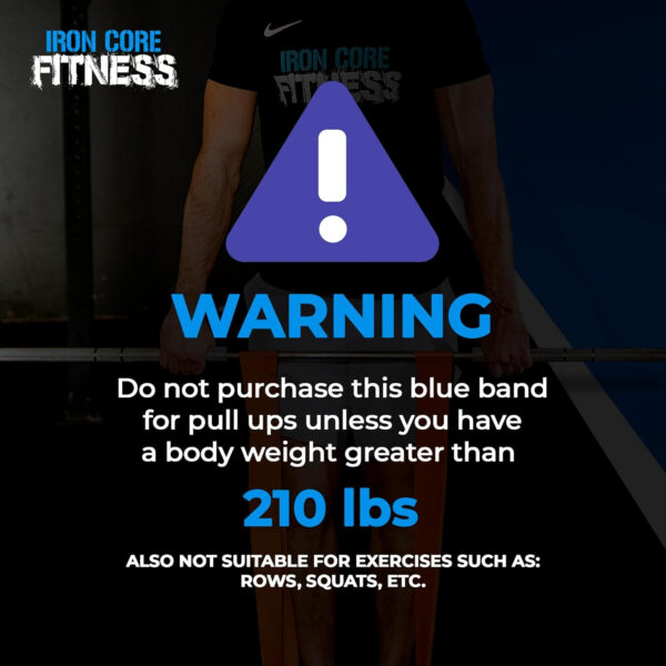 6899cf76abb575cb7a552eb0a9491d76c9c51b66e9a33a1246852.jpg Pull Up Assistance Resistance Bands - Long Loop Power Bands for Men and Women - Strength Power Flexibility Training at Home & Gym - Ebooks & Workout Chart Included by Iron Core Fitness