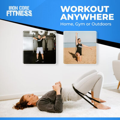 6899cfa2d6770d0a30c348b8a689e4042fb3b1502a811f9cf317f.jpg Pull Up Assistance Resistance Bands - Long Loop Power Bands for Men and Women - Strength Power Flexibility Training at Home & Gym - Ebooks & Workout Chart Included by Iron Core Fitness