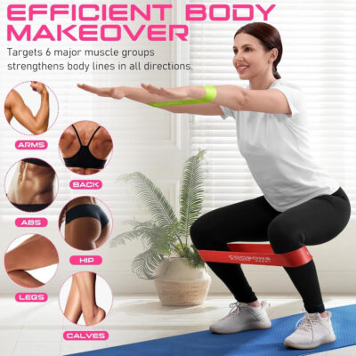 6899cfea6ffef6364805a298e87dc90bc0c74c9d1088e78503fbf.jpg Resistance Bands for Working Out, Exercise Bands for Women & Men, Latex Elastic Bands for Yoga, Pilates, Rehab, Fitness and Home Workout, Strength Bands for Booty
