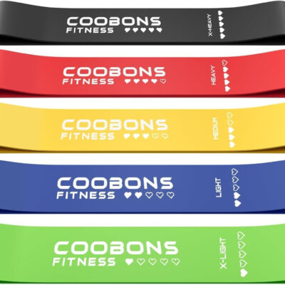 6899cfee97d5b44f22483f217a6178180d33b0bc3a2d729214915.jpg Resistance Bands for Working Out, Exercise Bands for Women & Men, Latex Elastic Bands for Yoga, Pilates, Rehab, Fitness and Home Workout, Strength Bands for Booty