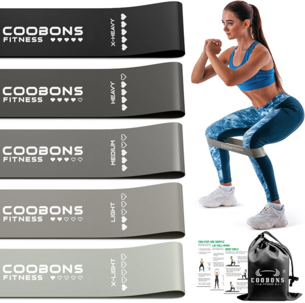 6899cff5d58d4595685301c5caeb6fd8fa6f0585019ac81f0bf9e.jpg Resistance Bands for Working Out, Exercise Bands for Women & Men, Latex Elastic Bands for Yoga, Pilates, Rehab, Fitness and Home Workout, Strength Bands for Booty