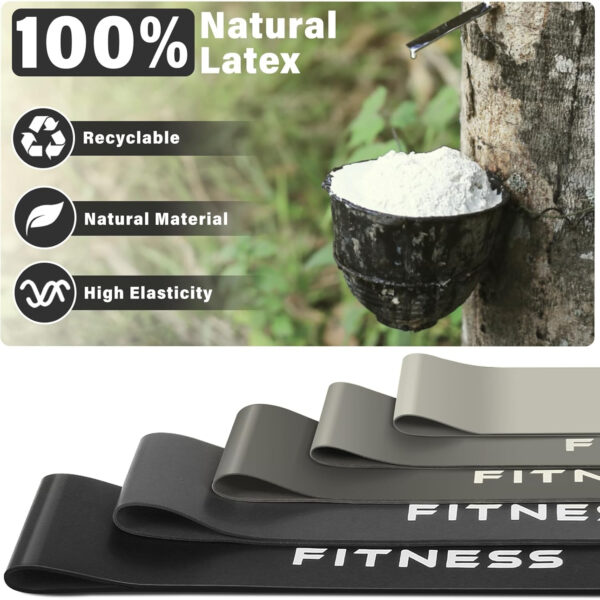 6899cff6cc5636b8934ba9e3c407bab394b4c6c77fb3ef42d5ab0.jpg Resistance Bands for Working Out, Exercise Bands for Women & Men, Latex Elastic Bands for Yoga, Pilates, Rehab, Fitness and Home Workout, Strength Bands for Booty