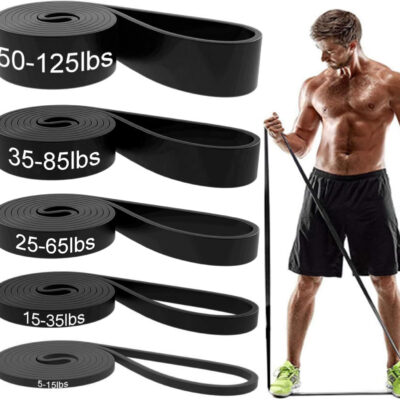 Resistance Bands, Pull Up Assist Bands - Workout Bands, Eexercise Bands, Long Resistance Bands Set for Working Out, Fitness, Training, Physical Therapy for Men Women