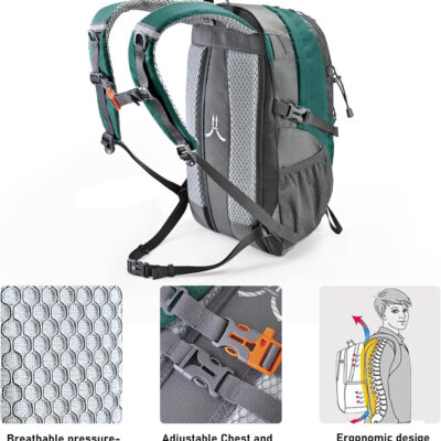 6899e19088546ba22e9e16ecccdbff59262d5fb162d3c0e1c274e.jpg N NEVO RHINO Hiking Backpack 20L Water Resistant Outdoor Day Pack,Lightweight Travel Small Backpack for Men Women