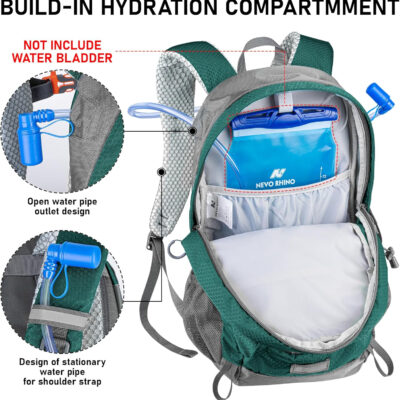 6899e192ad0cb6af6bdc636af3b72a4f4817ac3eb40f391e64232.jpg N NEVO RHINO Hiking Backpack 20L Water Resistant Outdoor Day Pack,Lightweight Travel Small Backpack for Men Women