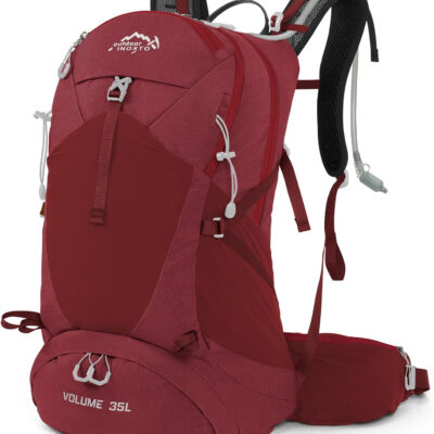 Hiking Backpack,35L Waterproof Hiking Daypack with 3L Water Bladder and Rain Cover, Lightweight Travel Camping Backpack for Men Women (Khaki)