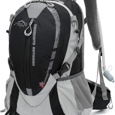 6899e231e2f27b2c0b4fd3870b55bac32c0d8dca17eac478488e9.jpg INOXTO Small Hiking Backpack with 2L Water Bladder and Rain Cover, 25L Hydration Backpack Hiking Daypack (Orange blue)