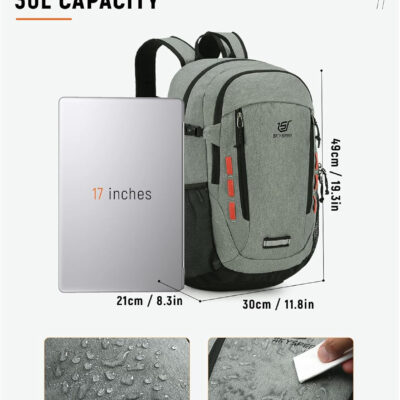 6899e28b5854e9ea8cb6e6182f5797f142422407bc67f9b535315.jpg SKYSPER Hiking Backpack 30L Lightweight Travel Backpack Hiking Day Pack for Men Women(Grey)