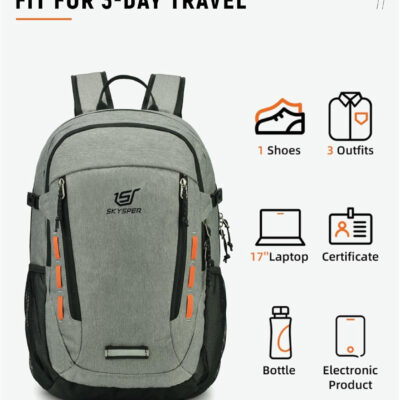 6899e28c7c758f2f2f3ae30f3457d541cc41d1e70cd3132693f53.jpg SKYSPER Hiking Backpack 30L Lightweight Travel Backpack Hiking Day Pack for Men Women(Grey)