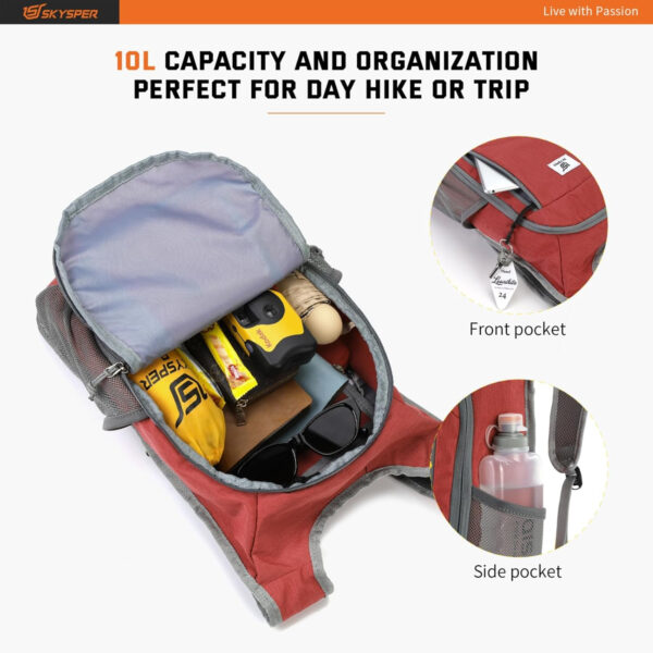 6899e326dcfe2d2792b9a28812116008fbbeeb2d7e774d332b33e.jpg SKYSPER Small Daypack 10L/15L/20L Hiking Backpack Packable Lightweight Travel Day Pack for Women Men