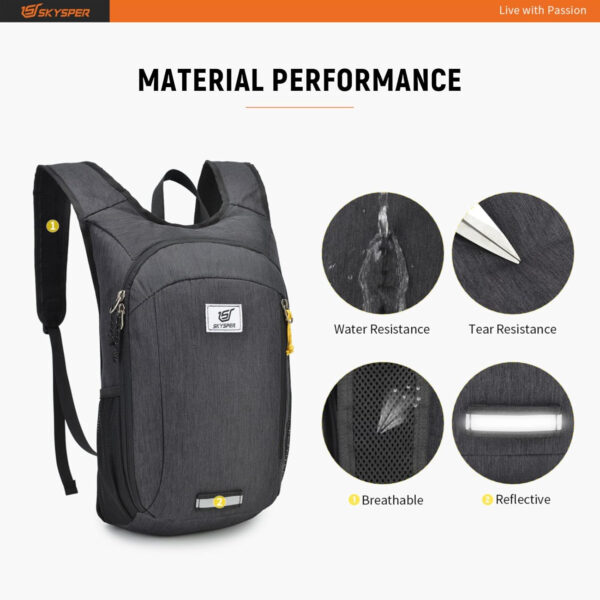 6899e32e14419f832ff426b8add51e704fef09abc09bca5f7adfc.jpg SKYSPER Small Daypack 10L/15L/20L Hiking Backpack Packable Lightweight Travel Day Pack for Women Men