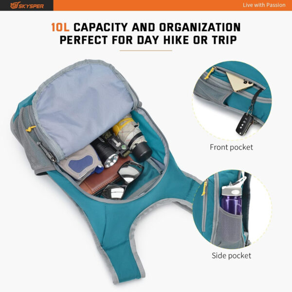 6899e35fb4b395f12d95bb78502b71e54fc7737543296f547d851.jpg SKYSPER Small Daypack 10L/15L/20L Hiking Backpack Packable Lightweight Travel Day Pack for Women Men