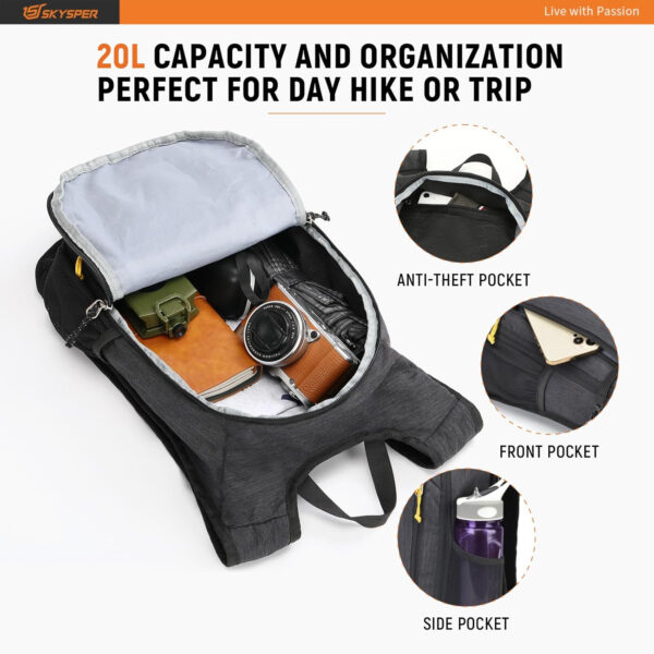 6899e36e2b671b4bd68fedadd7dd792e20b15423e2ef10524093a.jpg SKYSPER Small Daypack 10L/15L/20L Hiking Backpack Packable Lightweight Travel Day Pack for Women Men
