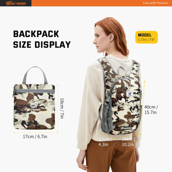 6899e3790c34188f913ee64899c506a2bd732ba9a2d06d6a5be47.jpg SKYSPER Small Daypack 10L/15L/20L Hiking Backpack Packable Lightweight Travel Day Pack for Women Men