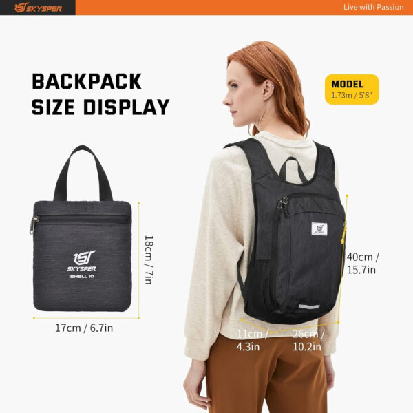 6899e380b9e33f19c9c367693af85bba877d0b278e52b99183ddd.jpg SKYSPER Small Daypack 10L/15L/20L Hiking Backpack Packable Lightweight Travel Day Pack for Women Men