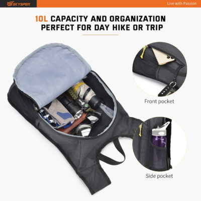 6899e382e88dd646bb9a4b2fc9f85cec0a6b36c19e3e4180a303b.jpg SKYSPER Small Daypack 10L/15L/20L Hiking Backpack Packable Lightweight Travel Day Pack for Women Men