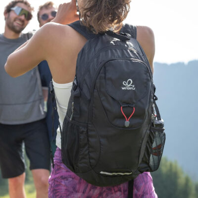 WATERFLY Lightweight Packable Hiking Backpack: 30L Foldable Travel Daypack Ultralight Camping Day Pack for Woman Man