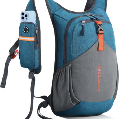 20L Small Hiking Backpack for Men Women Foldable Packable Back Pack Ultralight Hiking Daypack for Travel Camping Outdoor, Black