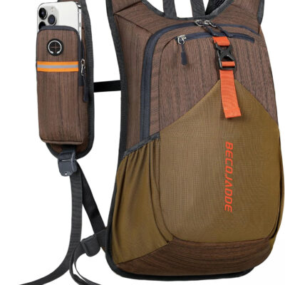 20L Small Hiking Backpack for Men Women Foldable Packable Back Pack Ultralight Hiking Daypack for Travel Camping Outdoor, Black