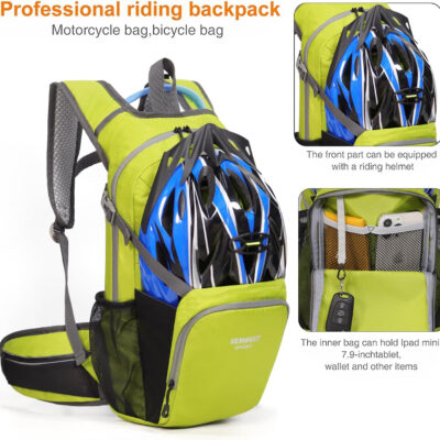 6899e4d0575c899f3bef6d998ae6d0aac25d299d7fce48ff3c318.jpg Hiking Daypack Waterproof Biking Backpack 15L Lightweight Durable Backpack for Ski Snowboarding Running MTB Cycling