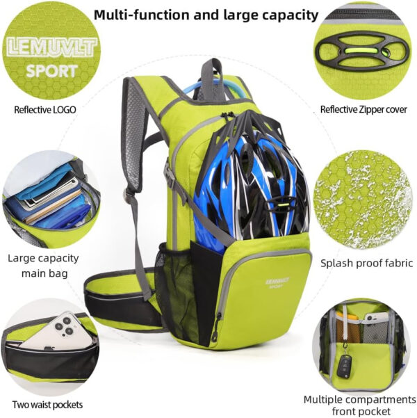 6899e4d25dc4a43db59835ac8291ff493784d5ca0720bed7a894a.jpg Hiking Daypack Waterproof Biking Backpack 15L Lightweight Durable Backpack for Ski Snowboarding Running MTB Cycling