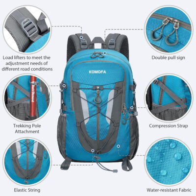 6899e55a3aa368e9fb3882c058ec883a6a62b7d67dd28af6209a8.jpg Hiking Backpack 30L Lightweight Travel Daypack Small Day Pack for Men Women Outdoor Camping Backpacking, Black
