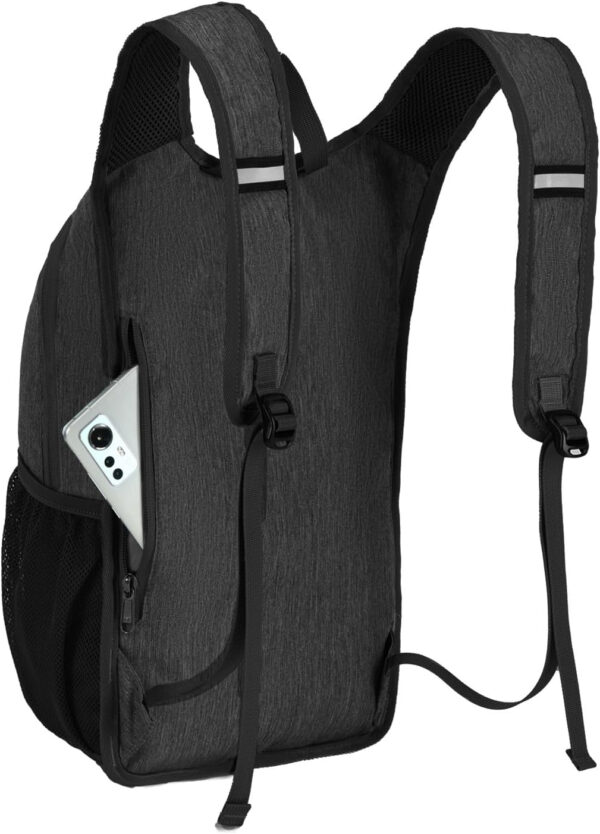 6899e586993455a115699e31ed241e0ae688d66bd21272297b5d2.jpg SKYSPER 10L Hiking Backpack, Foldable & Packable Lightweight Daypack for Travel, Collapsible Small Compact Hiking Backpack for Women & Men, Black