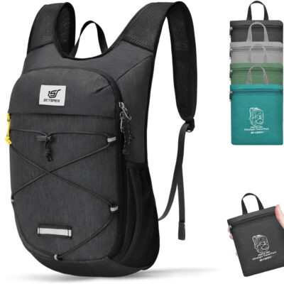 6899e5ab556cd37fcfd5d7a418cc2f0f1e0b45f3196ec173284cc.jpg SKYSPER Foldable Hiking Backpack - 10L Small Lightweight Daypack Breathable Travel Backpacks for Men Women