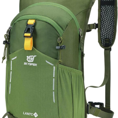 SKYSPER Small Hiking Backpack - 15L Travel Daypack Lightweight Bag Water Resistant Hiking Backpacks for Women Men