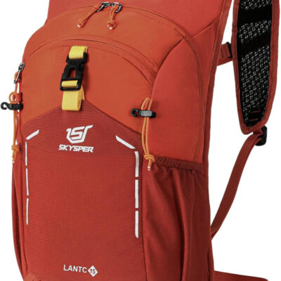 SKYSPER Small Hiking Backpack - 15L Travel Daypack Lightweight Bag Water Resistant Hiking Backpacks for Women Men