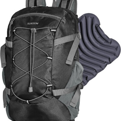 6899e718be49bbfc0091dc6c2eed75708dd07b3f179a33f5b1edf.jpg Sukeen Hiking Backpack Packable Lightweight 30L Backpack Wear Resistant Daypack for Outdoor Travel Camping Cycling