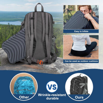 6899e719dbe10c95681a65bfbed93ffd2e3e7c85428abbe110790.jpg Sukeen Hiking Backpack Packable Lightweight 30L Backpack Wear Resistant Daypack for Outdoor Travel Camping Cycling